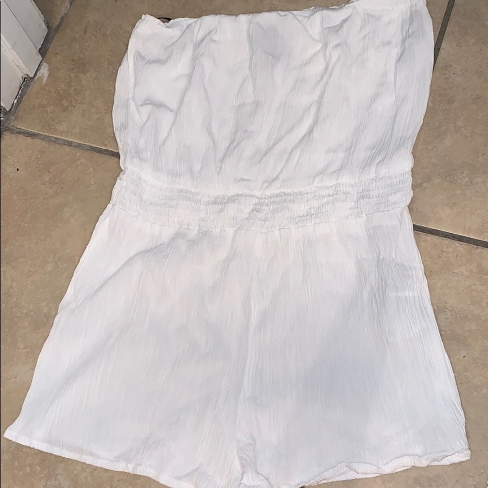 White comfy romper